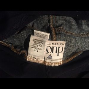 Duo maternity jeans pants long with stretchy top